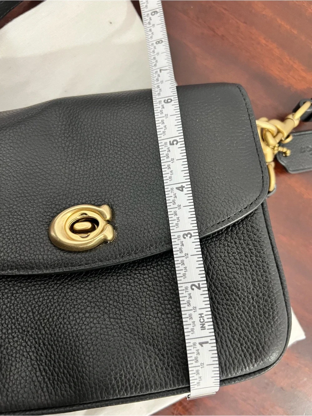 Coach Black Pebbled Leather Top-Handle Satchel with Gold Hardware